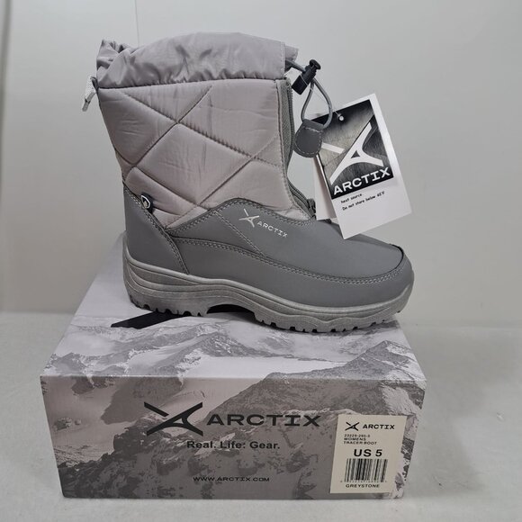 Arctix Women US 5 Tracer Winter Boot Greystone Water Resistant Insulated Warmth - Picture 1 of 9